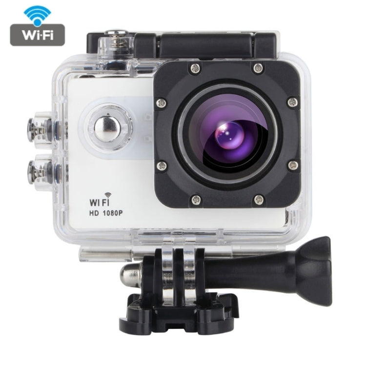 UC1 2.0 inch LTPS Screen Sports Video Camera, Support WiFi, 170 Degrees Wide Angel, HDMI Output(White)