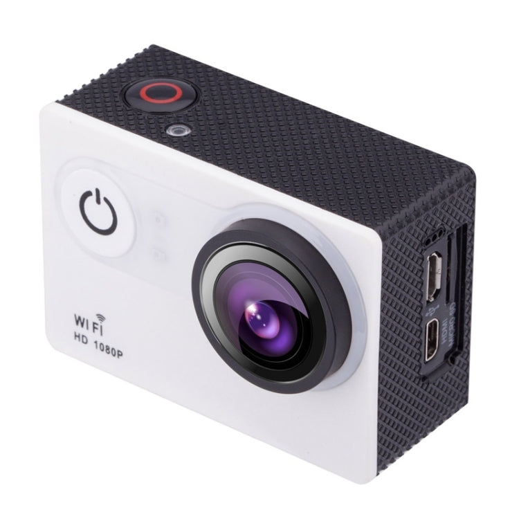 UC1 2.0 inch LTPS Screen Sports Video Camera, Support WiFi, 170 Degrees Wide Angel, HDMI Output(White)