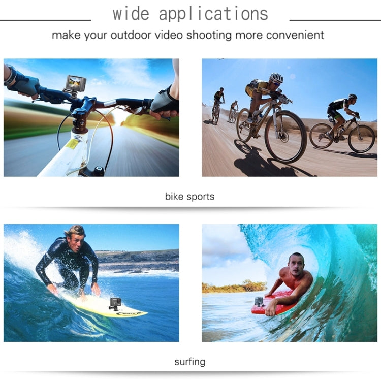 Dazzne P2 2.0 inch TFT Screen WiFi Sports Video Camera, Support 170 Degrees Wide Angel, HDMI Output