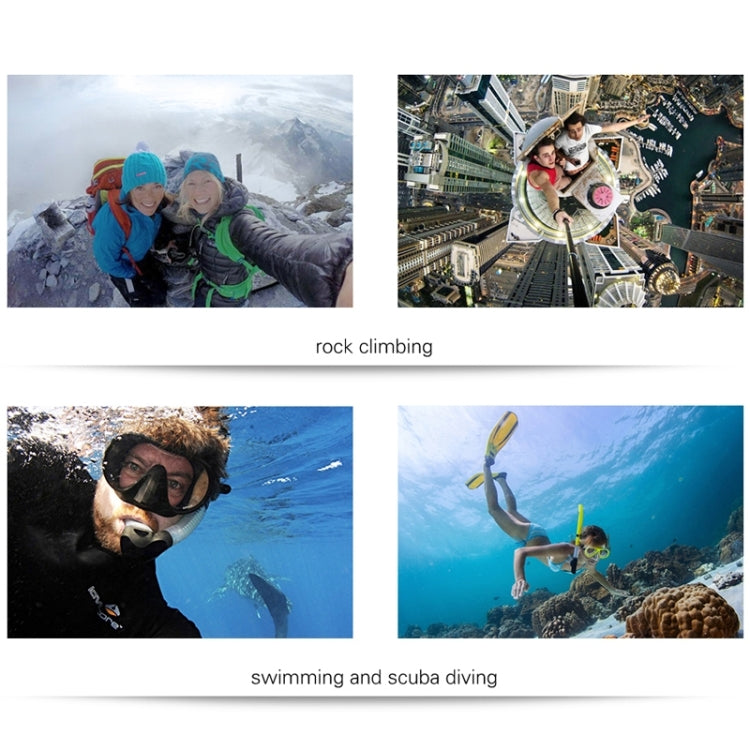 Dazzne P2 2.0 inch TFT Screen WiFi Sports Video Camera, Support 170 Degrees Wide Angel, HDMI Output
