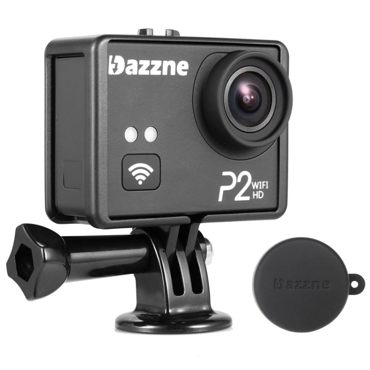 Dazzne P2 2.0 inch TFT Screen WiFi Sports Video Camera, Support 170 Degrees Wide Angel, HDMI Output
