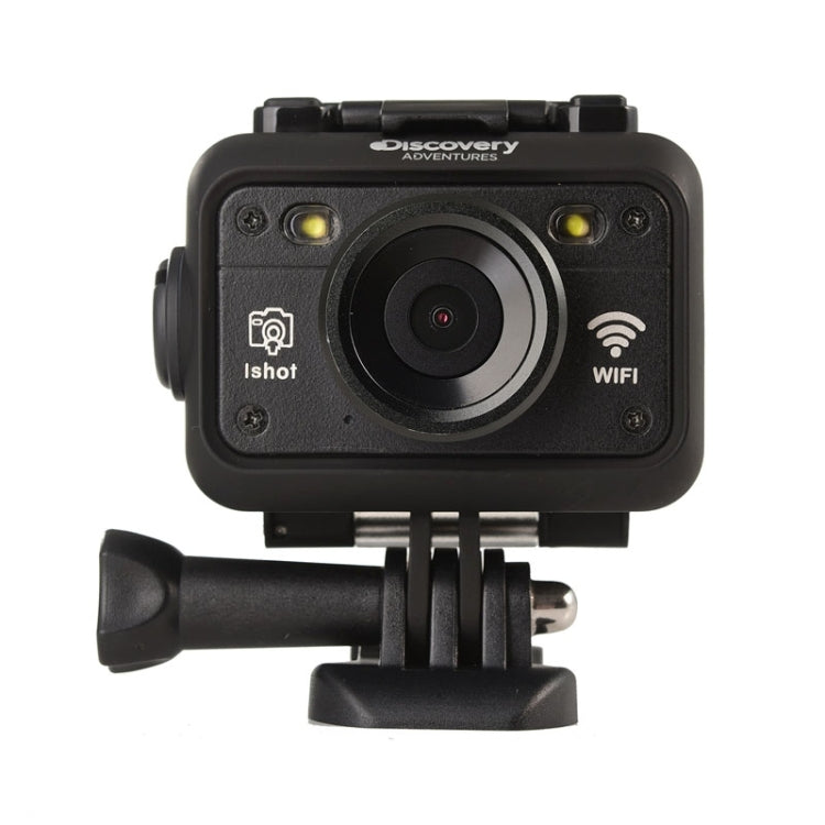 DISCOVERY DS100 FHD 1080P 1.5inch High-Definition Color Screen WiFi Edition Sports Camera with 2.4G Wireless Remote Control , 170 Degrees HD Wide Angle Lens , 60m Waterproof(Black)