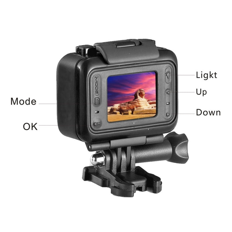DISCOVERY DS100 FHD 1080P 1.5inch High-Definition Color Screen WiFi Edition Sports Camera with 2.4G Wireless Remote Control , 170 Degrees HD Wide Angle Lens , 60m Waterproof(Black)
