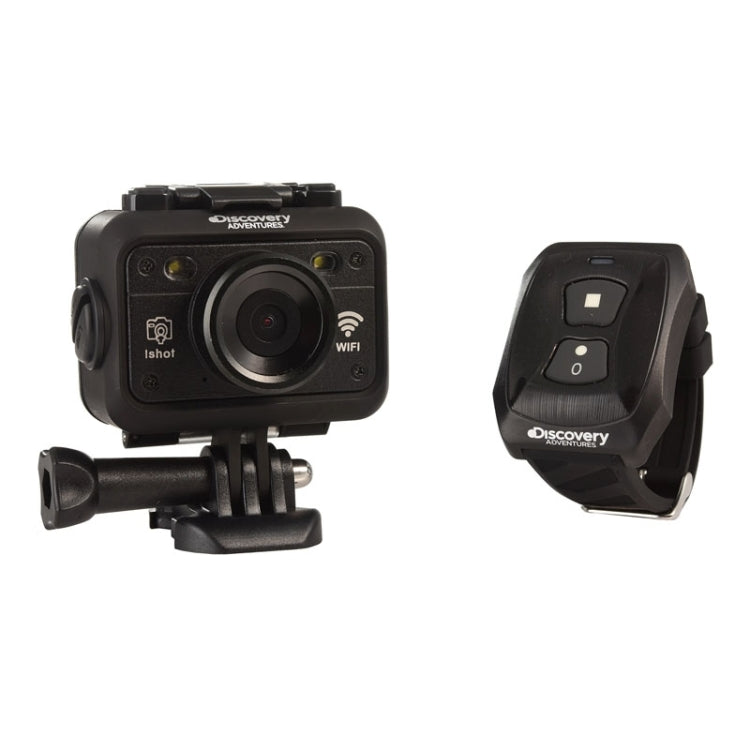 DISCOVERY DS100 FHD 1080P 1.5inch High-Definition Color Screen WiFi Edition Sports Camera with 2.4G Wireless Remote Control , 170 Degrees HD Wide Angle Lens , 60m Waterproof(Black)