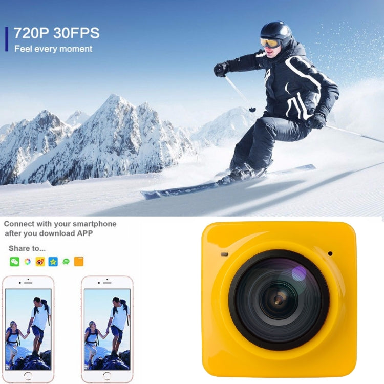 CUBE360 GVT100M WiFi Sports Camcorder, 360*190 Degrees Large Wide Angle Lens