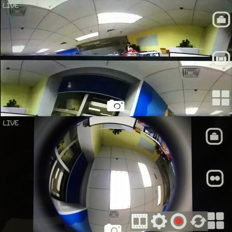 CUBE360 GVT100M WiFi Sports Camcorder, 360*190 Degrees Large Wide Angle Lens