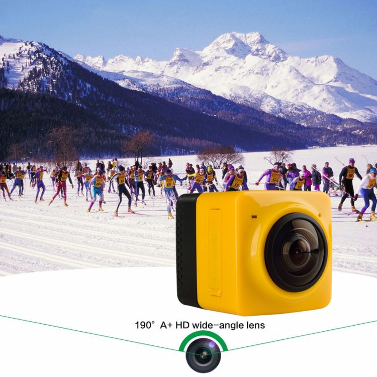 CUBE360 GVT100M WiFi Sports Camcorder, 360*190 Degrees Large Wide Angle Lens