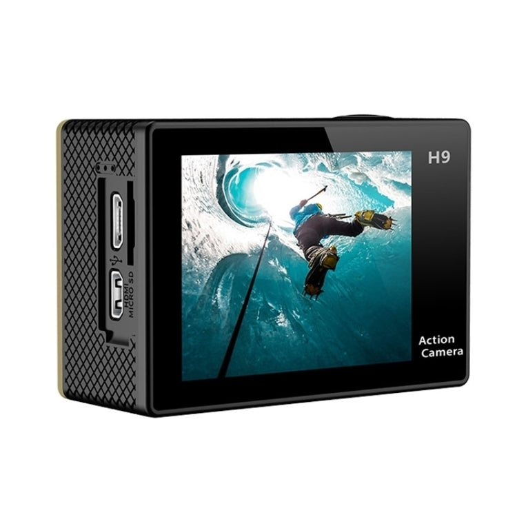 H9 4K Ultra HD1080P 12MP 2 inch LCD Screen WiFi Sports Camera, 170 Degrees Wide Angle Lens, 30m Waterproof