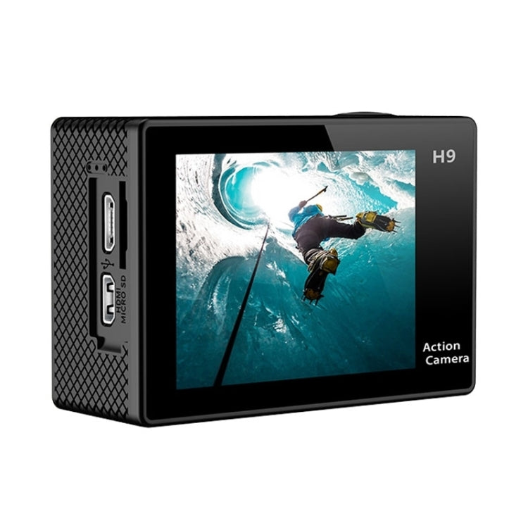 H9 4K Ultra HD1080P 12MP 2 inch LCD Screen WiFi Sports Camera, 170 Degrees Wide Angle Lens, 30m Waterproof