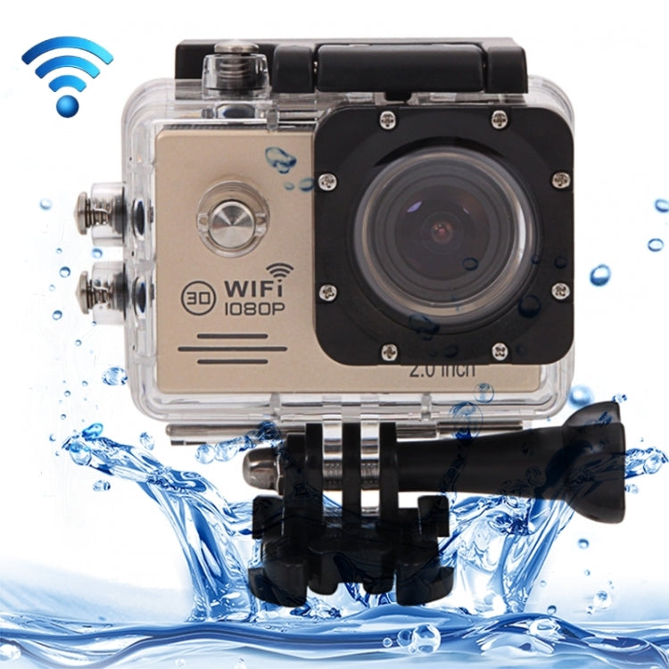 SJ7000 Full HD 1080P 2.0 inch LCD Screen Novatek 96655 WiFi Sports Camcorder Camera with Waterproof Case, 170 Degrees HD Wide-angle Lens, 30m Waterproof