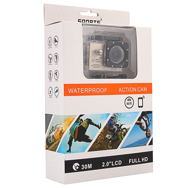 SJ7000 Full HD 1080P 2.0 inch LCD Screen Novatek 96655 WiFi Sports Camcorder Camera with Waterproof Case, 170 Degrees HD Wide-angle Lens, 30m Waterproof