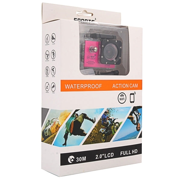 SJ7000 Full HD 1080P 2.0 inch LCD Screen Novatek 96655 WiFi Sports Camcorder Camera with Waterproof Case, 170 Degrees HD Wide-angle Lens, 30m Waterproof
