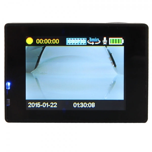 SJ7000 Full HD 1080P 2.0 inch LCD Screen Novatek 96655 WiFi Sports Camcorder Camera with Waterproof Case, 170 Degrees HD Wide-angle Lens, 30m Waterproof