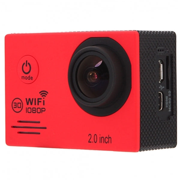 SJ7000 Full HD 1080P 2.0 inch LCD Screen Novatek 96655 WiFi Sports Camcorder Camera with Waterproof Case, 170 Degrees HD Wide-angle Lens, 30m Waterproof