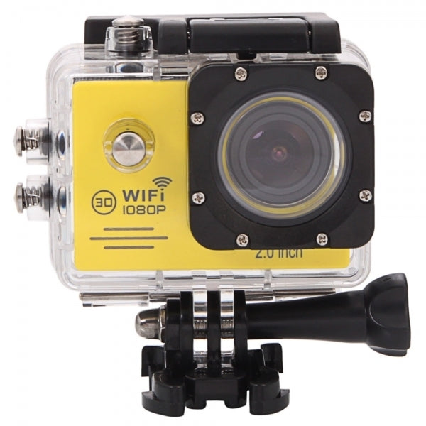 SJ7000 Full HD 1080P 2.0 inch LCD Screen Novatek 96655 WiFi Sports Camcorder Camera with Waterproof Case, 170 Degrees HD Wide-angle Lens, 30m Waterproof