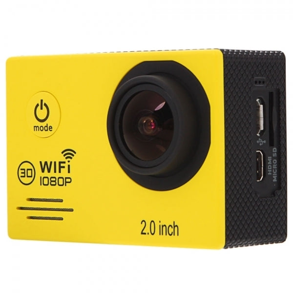 SJ7000 Full HD 1080P 2.0 inch LCD Screen Novatek 96655 WiFi Sports Camcorder Camera with Waterproof Case, 170 Degrees HD Wide-angle Lens, 30m Waterproof