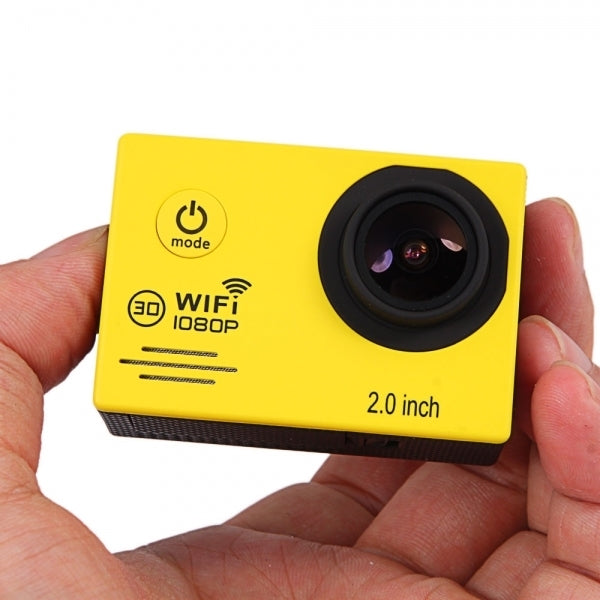 SJ7000 Full HD 1080P 2.0 inch LCD Screen Novatek 96655 WiFi Sports Camcorder Camera with Waterproof Case, 170 Degrees HD Wide-angle Lens, 30m Waterproof