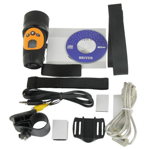 Sports 720P 0.7 inch LCD 1.3 Mega Pixels Action Video Camera Camcorder with AV / SD Slot