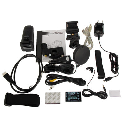 1080P CMOS 5 Mega Pixels Sports Waterproof Digital Video Camera with 4x Digital Zoom, Support TV-Out / HDMI / SD Card
