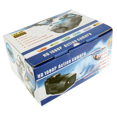 1080P CMOS 5 Mega Pixels Sports Waterproof Digital Video Camera with 4x Digital Zoom, Support TV-Out / HDMI / SD Card