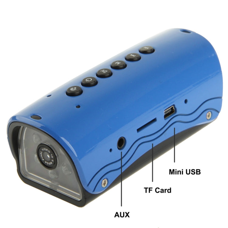 Multi-function Outdoor Sport DVR / Bicycle DVR / Helmet DVR, MP3 Player + FM Radio + LED Flashlight Function, Support TF Card, DV-009