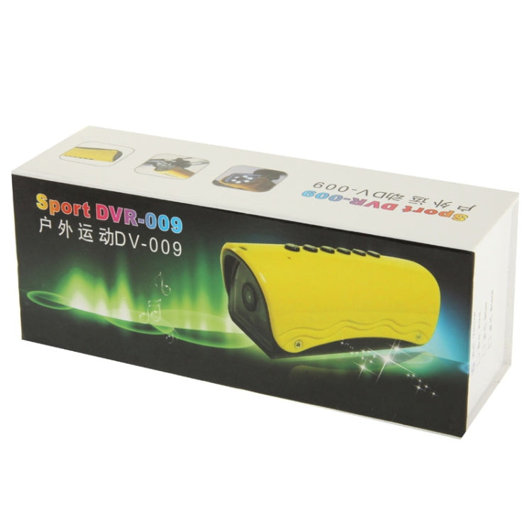 Multi-function Outdoor Sport DVR / Bicycle DVR / Helmet DVR, MP3 Player + FM Radio + LED Flashlight Function, Support TF Card, DV-009