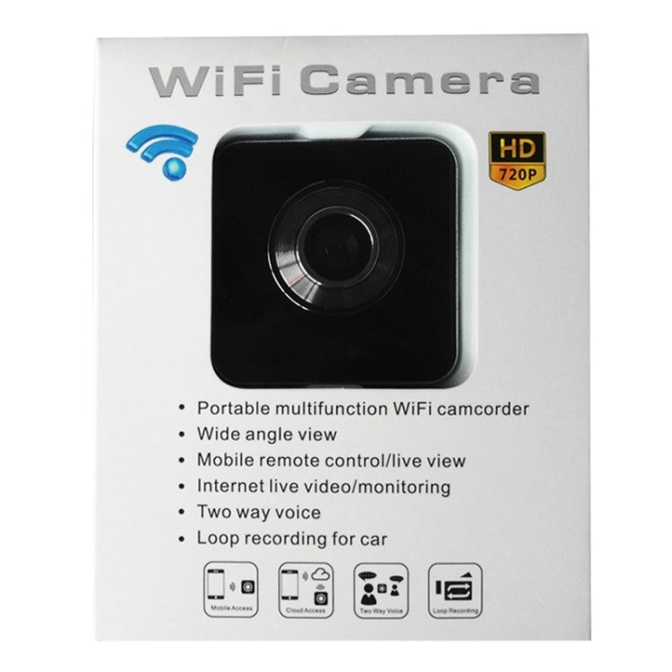 Portable Multifunction HD 720P 1.3MP WiFi Camera / Camcorder, For iPhone, Galaxy, Huawei, Xiaomi, LG, HTC and Other Smart Phones