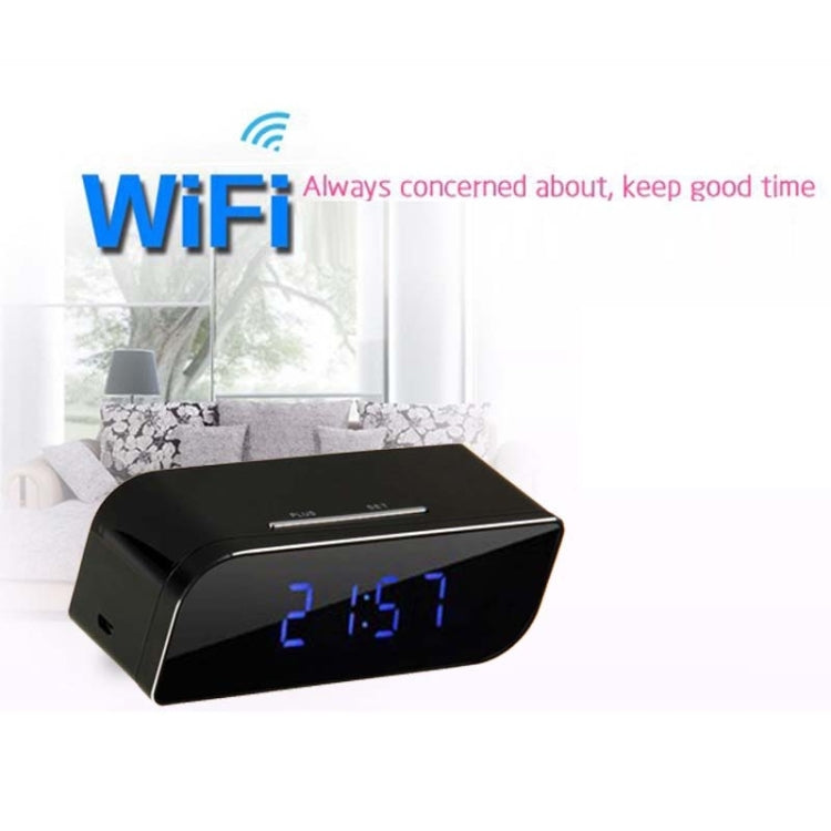P2P Network Mini IP Camera H.264 HD 720P Wifi Clock Camera, Support Night Vision / Motion Detection(Black)