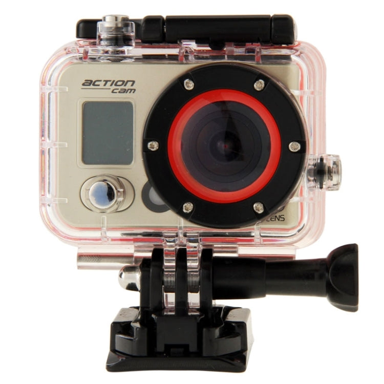 HD 1080P 0.8 inch LCD Screen WiFi Sports Camcorder with Waterproof Case, 5.0MP 1/2.5 inch CMOS Sensor, 170 Degrees Wide Angle Lens, 60m Waterproof