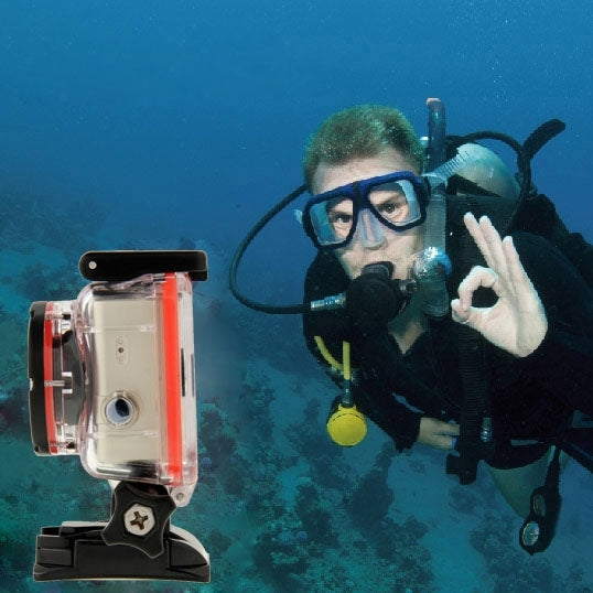 HD 1080P 0.8 inch LCD Screen WiFi Sports Camcorder with Waterproof Case, 5.0MP 1/2.5 inch CMOS Sensor, 170 Degrees Wide Angle Lens, 60m Waterproof