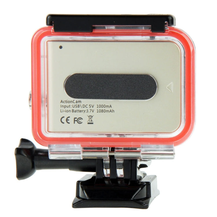 HD 1080P 0.8 inch LCD Screen WiFi Sports Camcorder with Waterproof Case, 5.0MP 1/2.5 inch CMOS Sensor, 170 Degrees Wide Angle Lens, 60m Waterproof