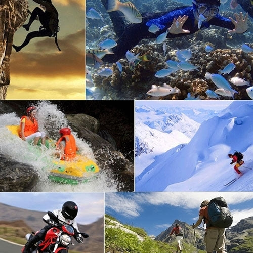HD 1080P H.264 Waterproof Action Camcorder Wifi Sports Camera, 12.0 Mega CMOS Sensor, 10m Waterproof