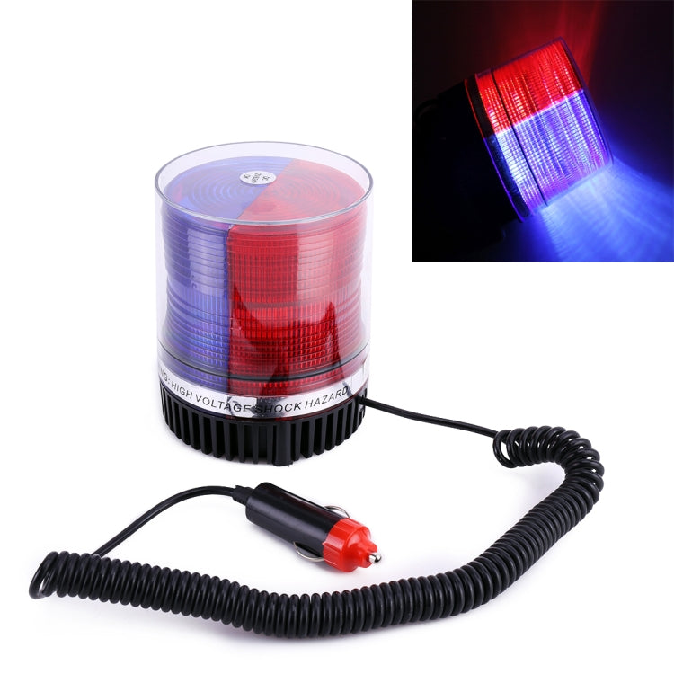 Red + Blue Light Brilliant Strong Xenon 10 Flash Strobe Warning Light for Auto Car
