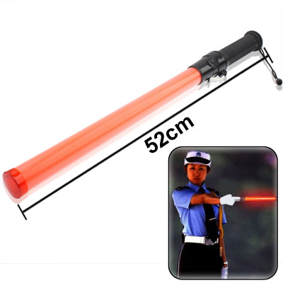 Safety Traffic 3-Mode Control Red LED Baton with Alarm Function, Length: 52cm