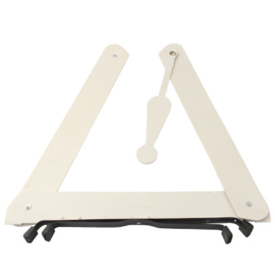 Foldable Portable Triangle Sign Warning Light Signal Lamp for Vehicle(Red)