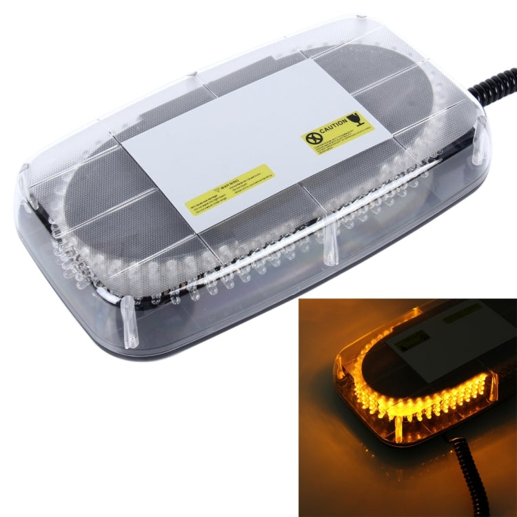 25W 240 LED Warning Mini Light Bar Strobe Light, Yellow Light