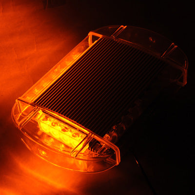 24W Warning Mini Light Bar Strobe Light with 6pcs 4-LED Bars, Yellow Light