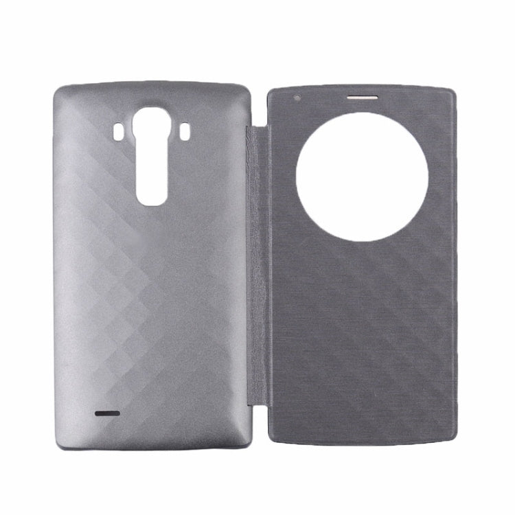 Q8 Wireless Charger Transmitter + Wireless Charger Receiver & Leather Back Cover Replacement Case with Call Display & NFC Function Charger Kit for LG G4 / H815