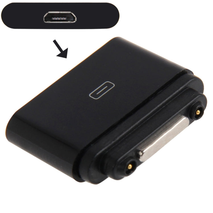 Sync Magnet Data Charging to Micro USB Adapter, For Sony Xperia Z1 / L39h, Xperia Z Ultra / XL39h