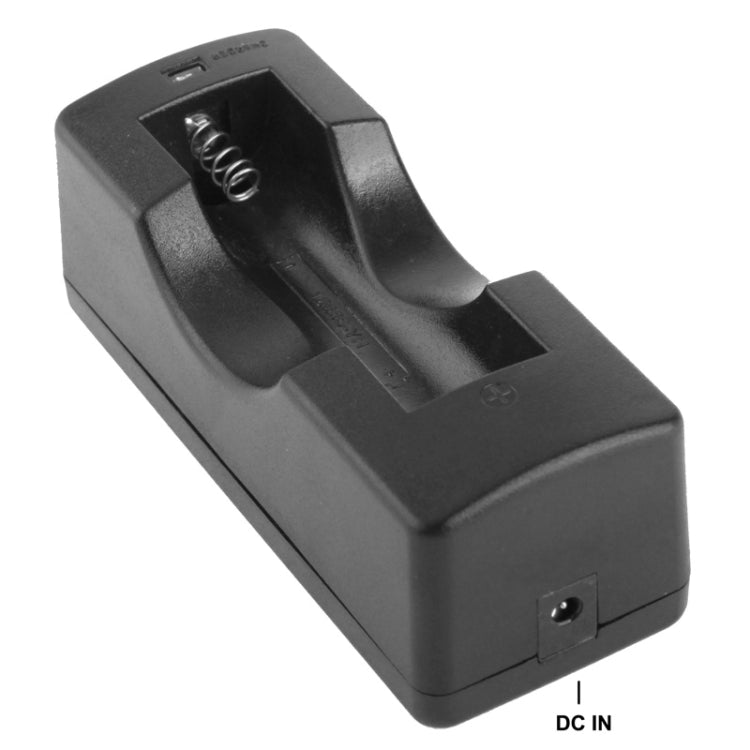 Li-ion Battery Charger for 18650 Battery (Battery Not Included), Output: 4.2V/500mA (Using in S-PRC-0123)(Black)