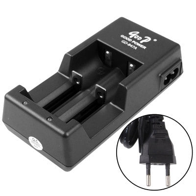 EU Plug Universal Lithium Battery Charger for 18650 / 17670/ 18490 / 17500 / 16340 / 17335 / 14430 / 14500 / 10440 etc