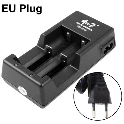 EU Plug Universal Lithium Battery Charger for 18650 / 17670/ 18490 / 17500 / 16340 / 17335 / 14430 / 14500 / 10440 etc