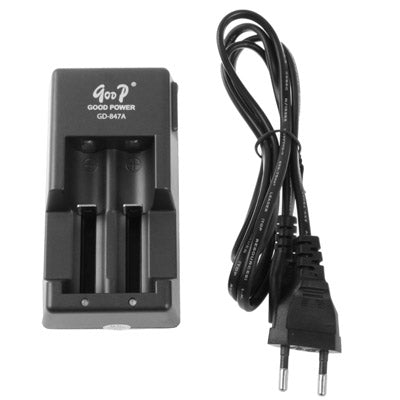 EU Plug Universal Lithium Battery Charger for 18650 / 17670/ 18490 / 17500 / 16340 / 17335 / 14430 / 14500 / 10440 etc