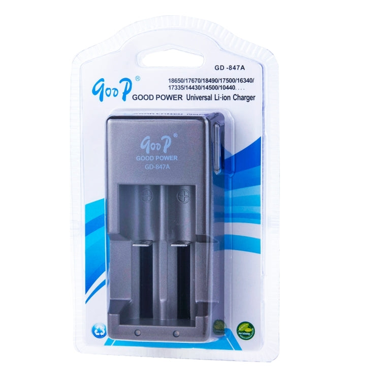 EU Plug Universal Lithium Battery Charger for 18650 / 17670/ 18490 / 17500 / 16340 / 17335 / 14430 / 14500 / 10440 etc