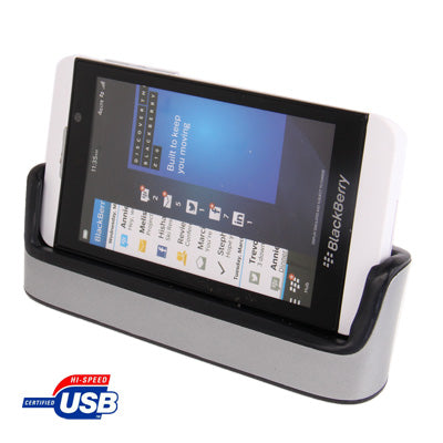 2 in 1 Desktop Charging Cradle with Battery Slot for Blackberry Z10