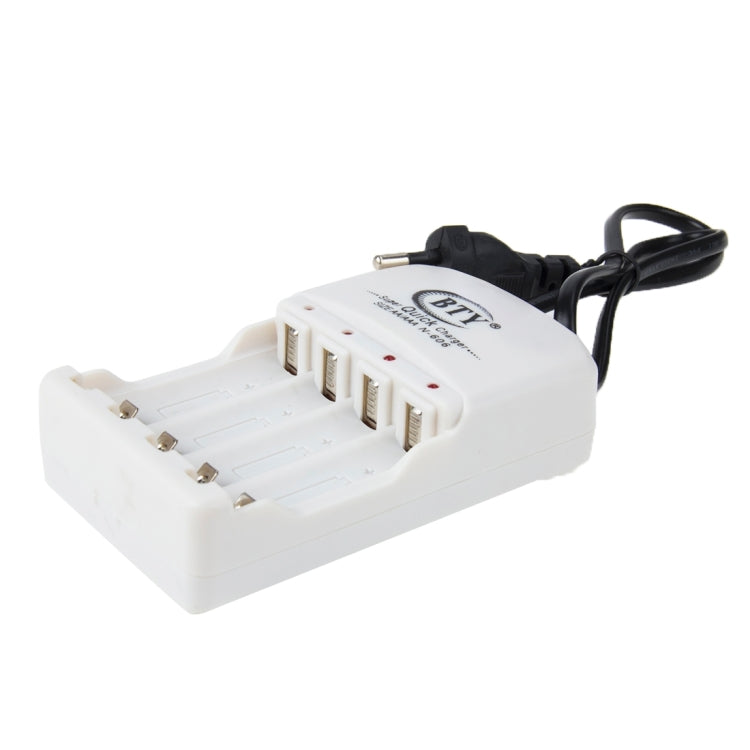 BTY 06 230V EU Plug Super Quick Battery Charger for 2 x AAA & 2 x AA / N-606