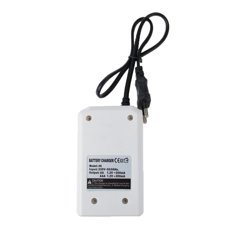 BTY 06 230V EU Plug Super Quick Battery Charger for 2 x AAA & 2 x AA / N-606