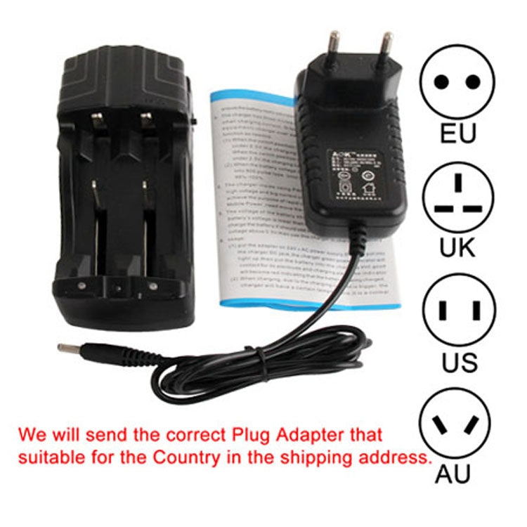 TR-007 Multi-function Battery Charger for 14500 / 14650 / 17670 / 18500 / 18650 / 18700 / 22650 / 25500 / 26650