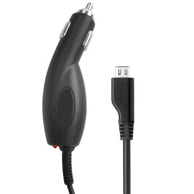 Micro USB Port Mobile Phone Car Charger for Galaxy S IV / i9500 / S III / i9300 /Note II / N7100 /  i9220 / i9100 / i9082 / Nokia / LG / HTC One X / Sony Xperia etc(Black)