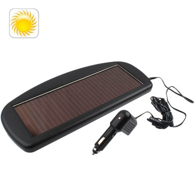 12V Smart Solar Battery Charger for cars/trucks/boats(Black)